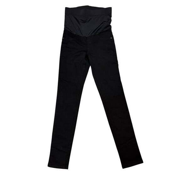 James Jeans Twiggy External Maternal Black Clean II Leggings Size 26 High Rise - Picture 1 of 5